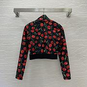 Colestore Dolce & Gabbana Cherry-Print Technical Jersey Long-sleeve Crop Top & Leggings Set - 3