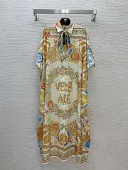 Colestore Versace Underwater Barocco Cover-Up Dress Multicolor, Gold - 1