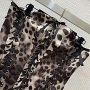 Colestore Dolce & Gabbana Leopard-print Drill Shaper Corset with Laces - 4