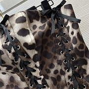 Colestore Dolce & Gabbana Leopard-print Drill Shaper Corset with Laces - 3