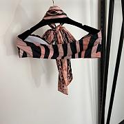 Colestore Emilio Pucci Marmo High-Rise Bikini Bottoms in Pink - 2