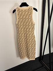 Colestore Fendi Jacquard Knit Beige FF Motif Viscose Blend - 6