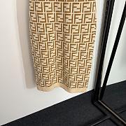 Colestore Fendi Jacquard Knit Beige FF Motif Viscose Blend - 4