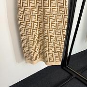 Colestore Fendi Jacquard Knit Beige FF Motif Viscose Blend - 3