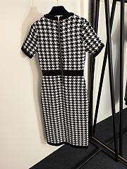 Colestore Balmain Inspired Houndstooth Knit Dress - 3