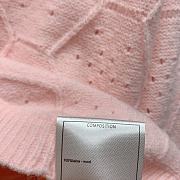 Colestore Chanel Inspired Pink Knitted Cropped Cardigan - 2