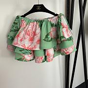 Colestore Dolce & Gabbana Rose Floral Print Green Set - 4