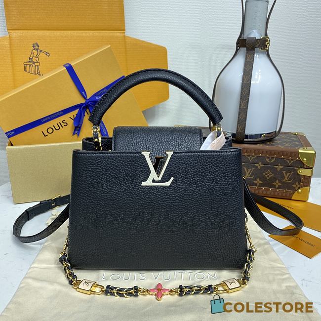 Colestore Louis Vuitton Capucines BB Black 27x18x9cm - 1