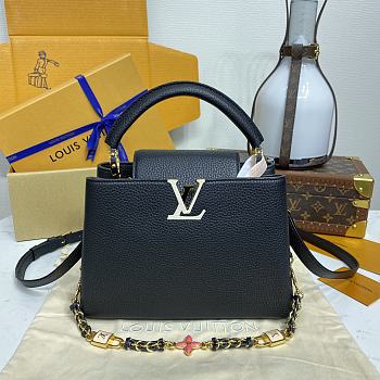 Colestore Louis Vuitton Capucines BB Black 27x18x9cm