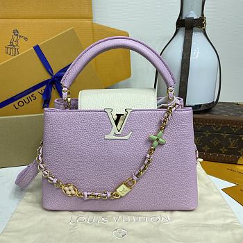 Colestore Louis Vuitton Capucines BB Magnolia / Cream 27x18x9cm