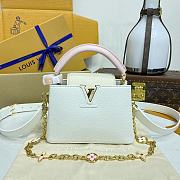 Colestore Louis Vuitton Capucines Mini Ivory / Rose Ballerine 21x14x8cm - 1