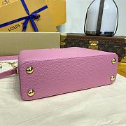 Colestore Louis Vuitton Capucines BB Rose Bubble / Magnolia 27x18x9cm - 5