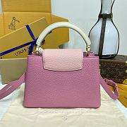 Colestore Louis Vuitton Capucines BB Rose Bubble / Magnolia 27x18x9cm - 3
