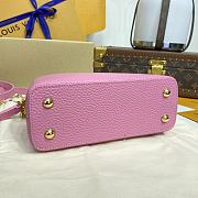 Colestore Louis Vuitton Capucines Mini Rose Bubble / Magnolia 21x14x8cm - 4