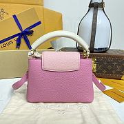Colestore Louis Vuitton Capucines Mini Rose Bubble / Magnolia 21x14x8cm - 3
