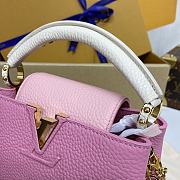 Colestore Louis Vuitton Capucines Mini Rose Bubble / Magnolia 21x14x8cm - 2