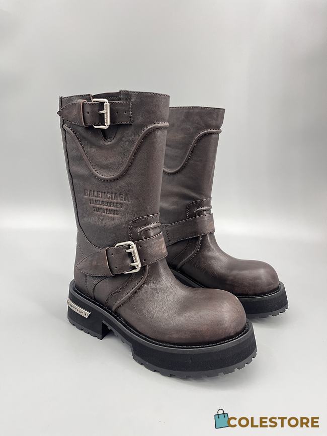 Colestore Balenciaga Venom Boot in Dark Brown - 1