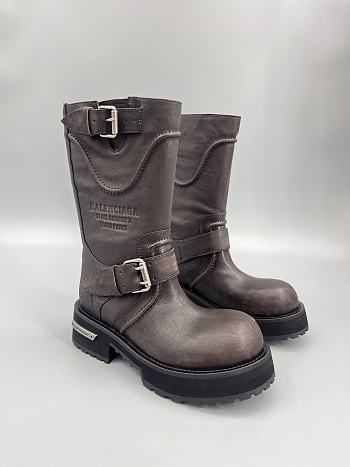 Colestore Balenciaga Venom Boot in Dark Brown