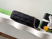 Colestore Chanel Large Flap Bag with Top Handle Suede Calfskin, Shiny Lambskin & Gold-Tone Metal Beige & Black - 5