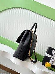 Colestore Chanel Maxi Flap Bag with Top Handle  Calfskin & Gold-Tone Metal Black 26x37x10cm - 3