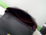 Colestore Chanel Medium Flap Bag with Top Handle Calfskin & Gold-Tone Metal Black 26x33x9cm - 4