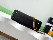 Colestore Chanel Small Flap Bag with Top Handle Calfskin & Gold-Tone Metal Black 20.5x28x9.5cm - 5