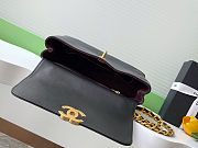 Colestore Chanel Small Flap Bag with Top Handle Calfskin & Gold-Tone Metal Black 20.5x28x9.5cm - 4