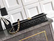 Colestore Chanel Large Flap Bag Patent Lambskin & Gold-Tone Metal Black 18x30x5cm - 4