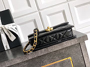 Colestore Chanel Small Flap Bag Patent Lambskin & Gold-Tone Metal Black 19.5x5x12cm - 5