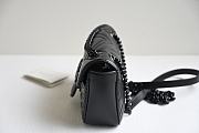 Colestore Gucci GG Marmont Small Shoulder Bag Black leather 22x13x6cm - 6