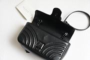 Colestore Gucci GG Marmont Small Shoulder Bag Black leather 22x13x6cm - 3
