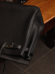 Colestore Hermes Birkin 40 in Classic black Togo leather  - 2