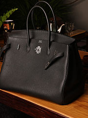Colestore Hermes Birkin 40 in Classic black Togo leather  - 5
