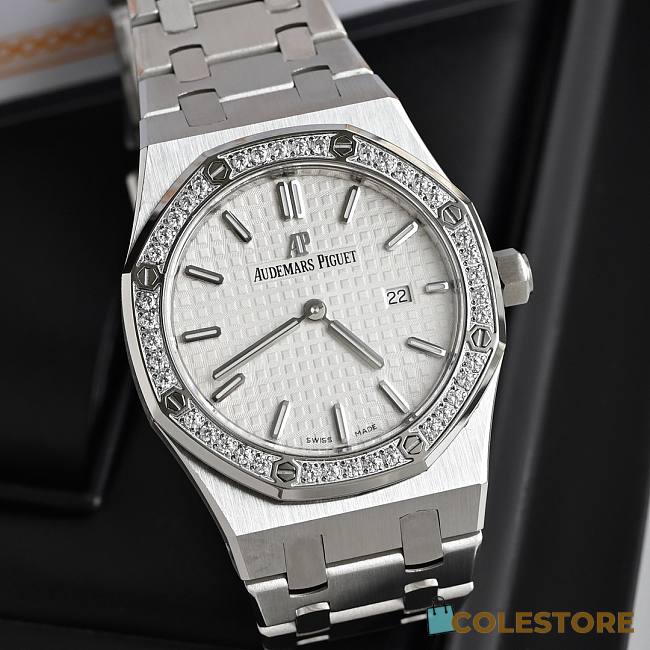 Colestore Audemars Piguet Royal Oak Quartz Silver Watch  - 1