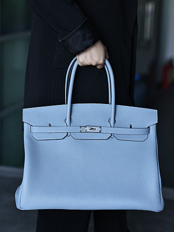 Colestore Hermes Birkin Size 40 Togo Leather Azur 