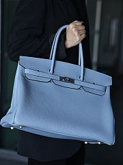 Colestore Hermes Birkin Size 40 Togo Leather Azur  - 3