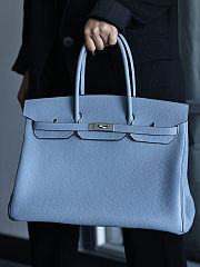 Colestore Hermes Birkin Size 40 Togo Leather Azur  - 6