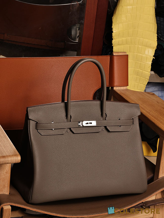 Colestore Hermes Birkin Size 40 Togo Leather Brown - 1
