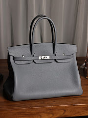 Colestore Hermes Birkin Size 40 Togo Leather Gray - 1