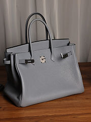 Colestore Hermes Birkin Size 40 Togo Leather Gray - 4