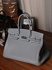Colestore Hermes Birkin Size 40 Togo Leather Gray - 6