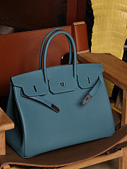 Colestore Hermes Birkin Size 40 Togo Leather Azul Cuero - 1