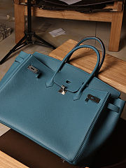 Colestore Hermes Birkin Size 40 Togo Leather Azul Cuero - 6