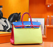 Colestore Hermes Birkin Size 40 Togo Leather Custom Multicolor - 3