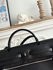 Colestore Hermes Herbag Zip 31 bag Turned Inside Out Black - 4