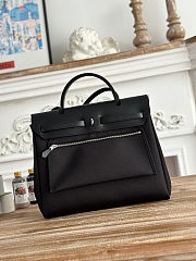 Colestore Hermes Herbag Zip 31 bag Turned Inside Out Black - 2