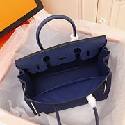 Colestore Hermes Birkin Bleu Saphir Togo 35CM - 6