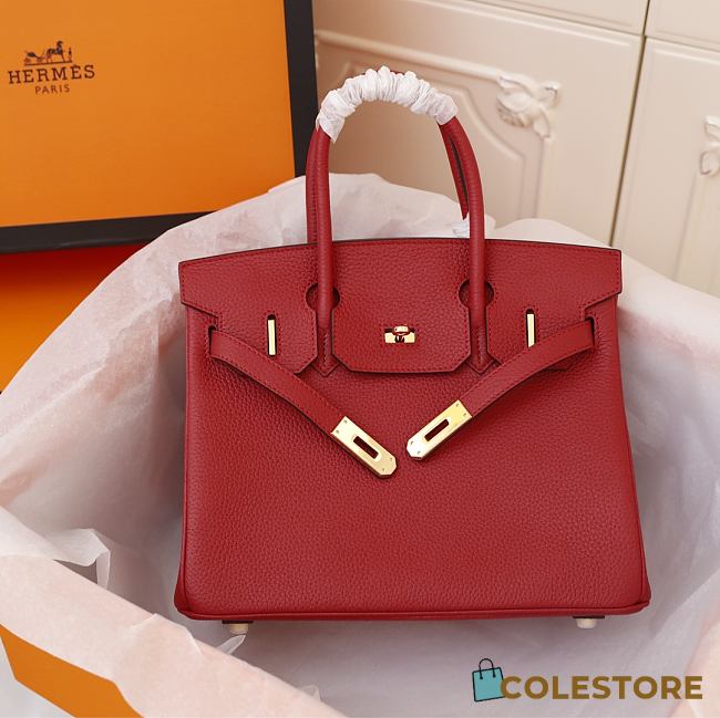 Colestore Hermes Birkin Red Togo 35CM - 1