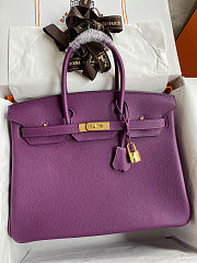 Colestore Hermes Birkin Purple Togo 35CM - 1