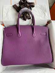 Colestore Hermes Birkin Purple Togo 35CM - 4
